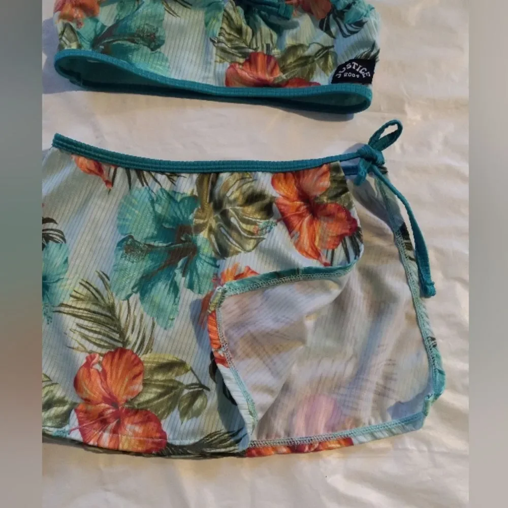 Justice Retro Surf 2 Piece Bathing S 7/8